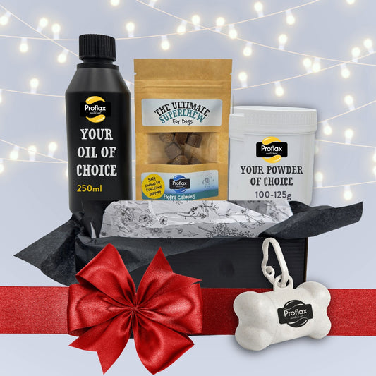 Proflax Christmas Gift Set – Pick & Pair (Powder, Oil & Treats)