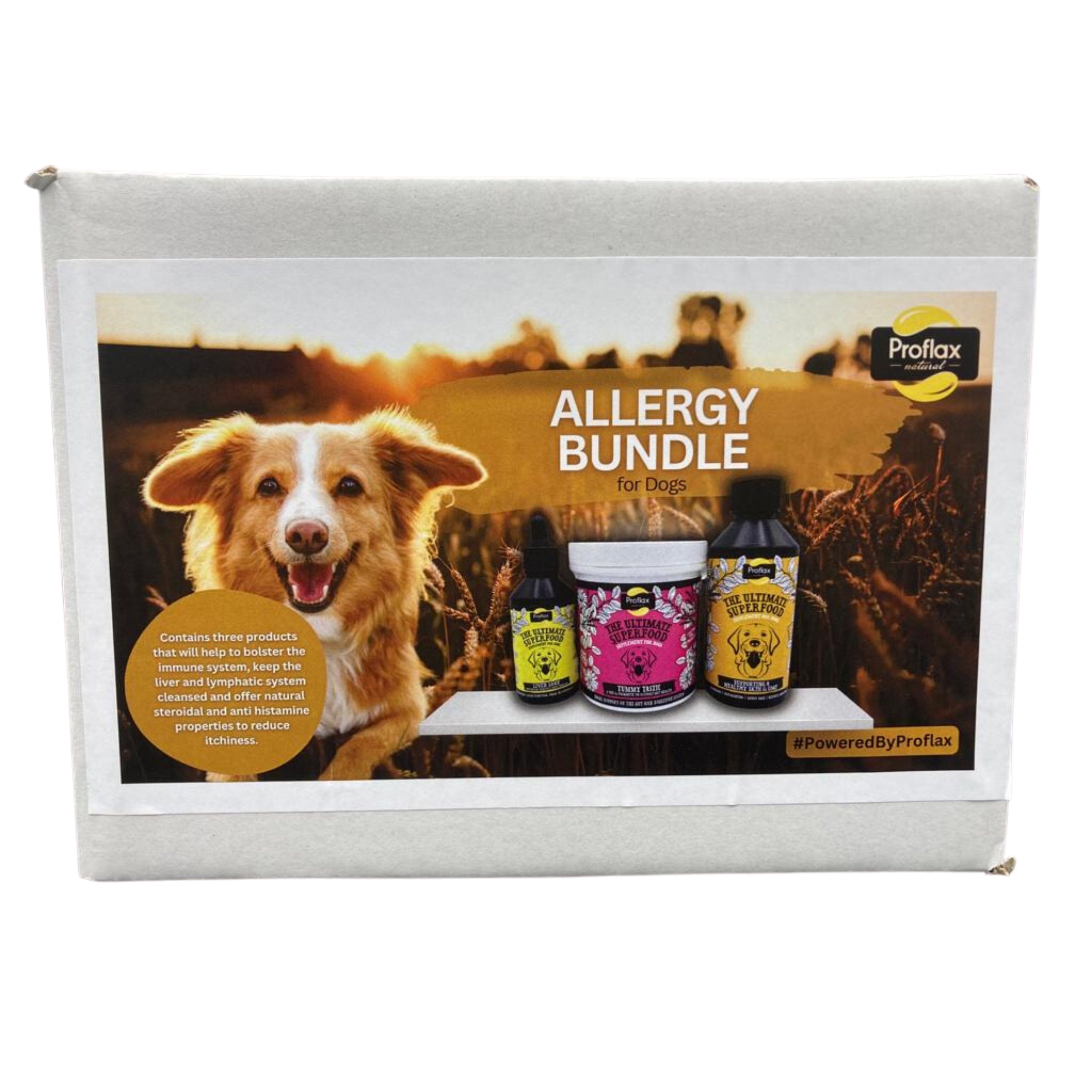 Proflax Allergy Bundle for Dogs 100 Natural Holistic Herbal