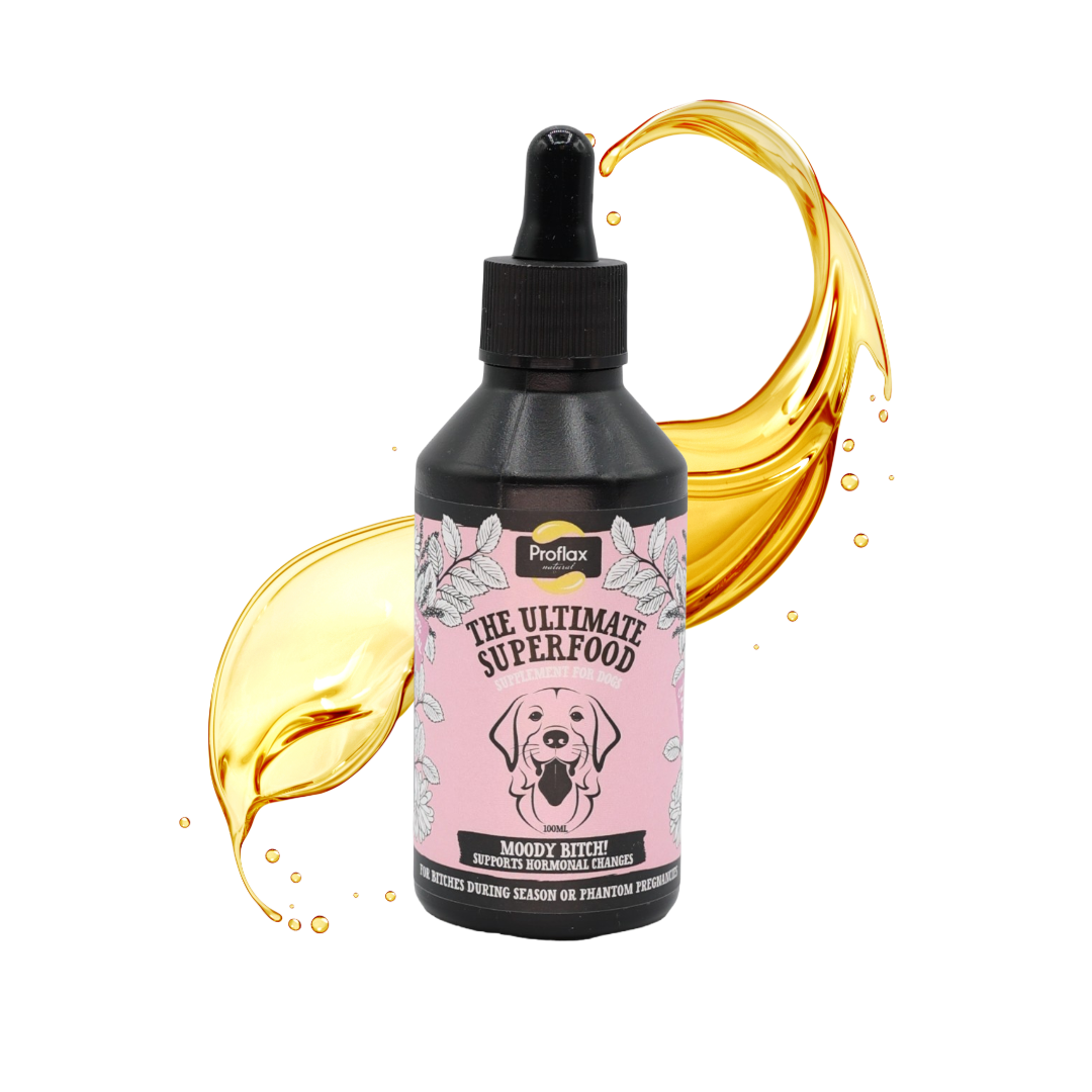 Hormonal Relief for Female Dogs - Moody Bitch - Proflax