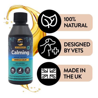 Calming Salmon Oil for Highly Anxious Dogs - Omega Calm
