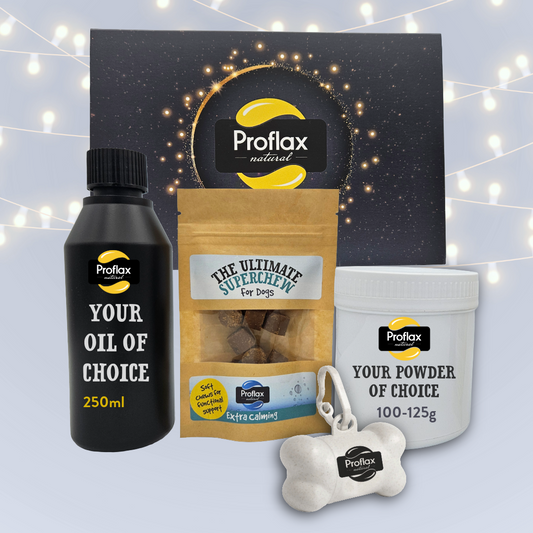 Proflax Christmas Gift Set – Pick & Pair (Powder, Oil & Treats)
