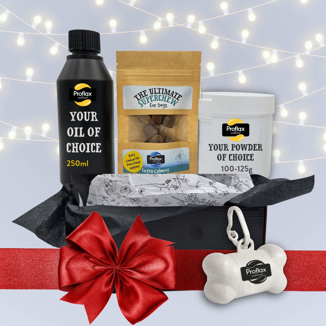 Proflax Christmas Gift Set – Pick & Pair (Powder, Oil & Treats)