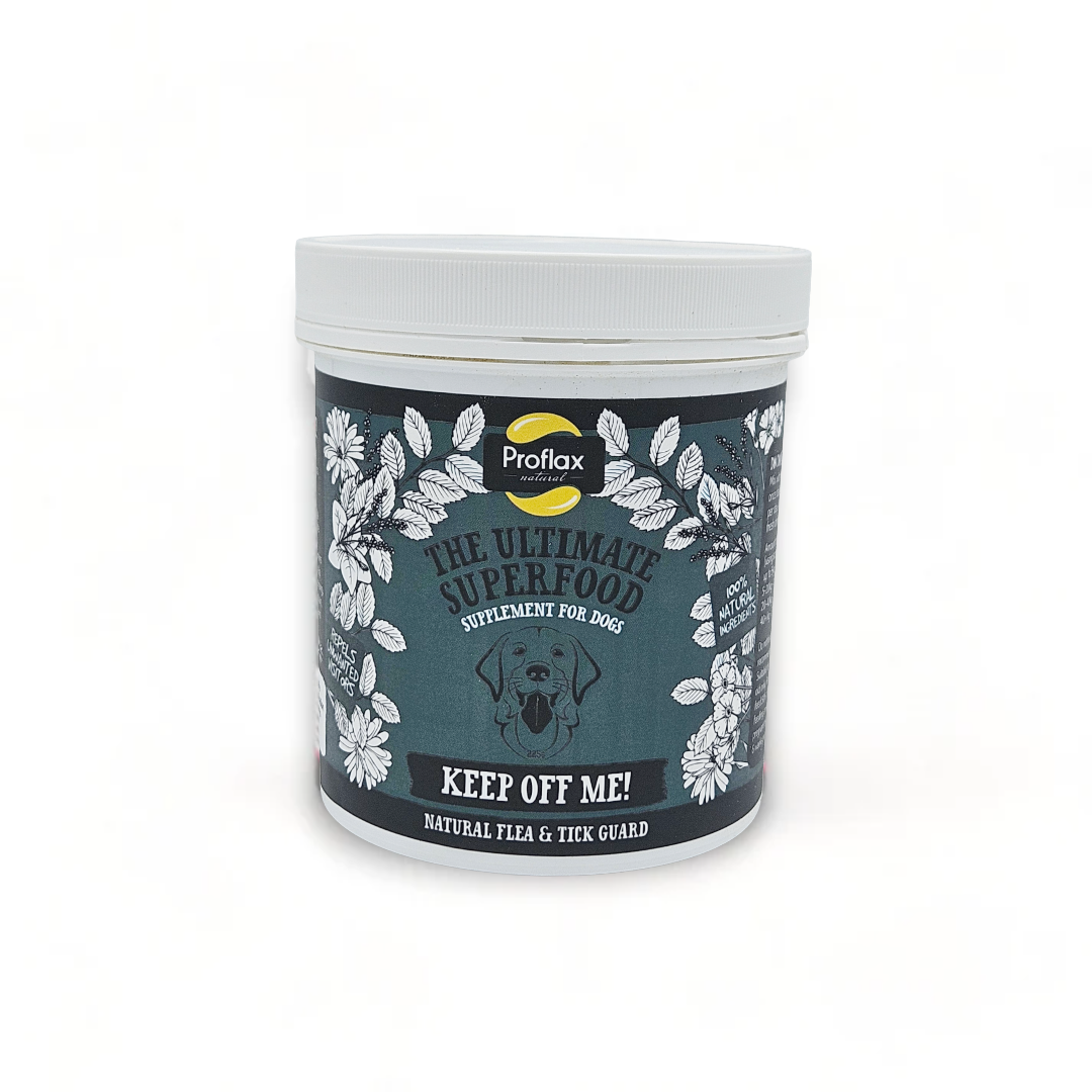 Natural Flea & Tick Support for Dogs - Keep Off Me! Powder