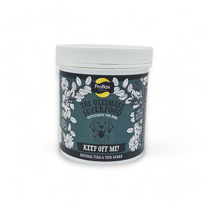 Natural Flea & Tick Support for Dogs - Keep Off Me! Powder