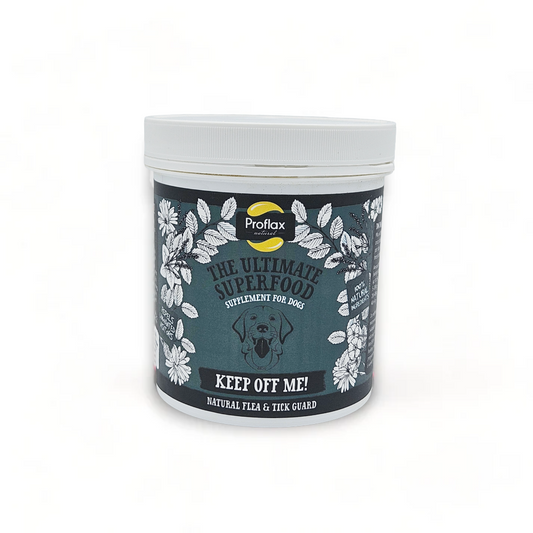 Natural Flea & Tick Support for Dogs - Keep Off Me! Powder