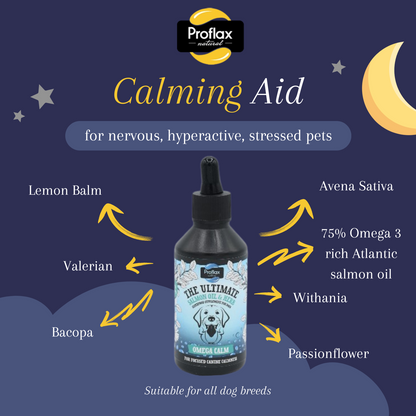 Proflax Omega Calm for Dogs - now contains Salmon oil!